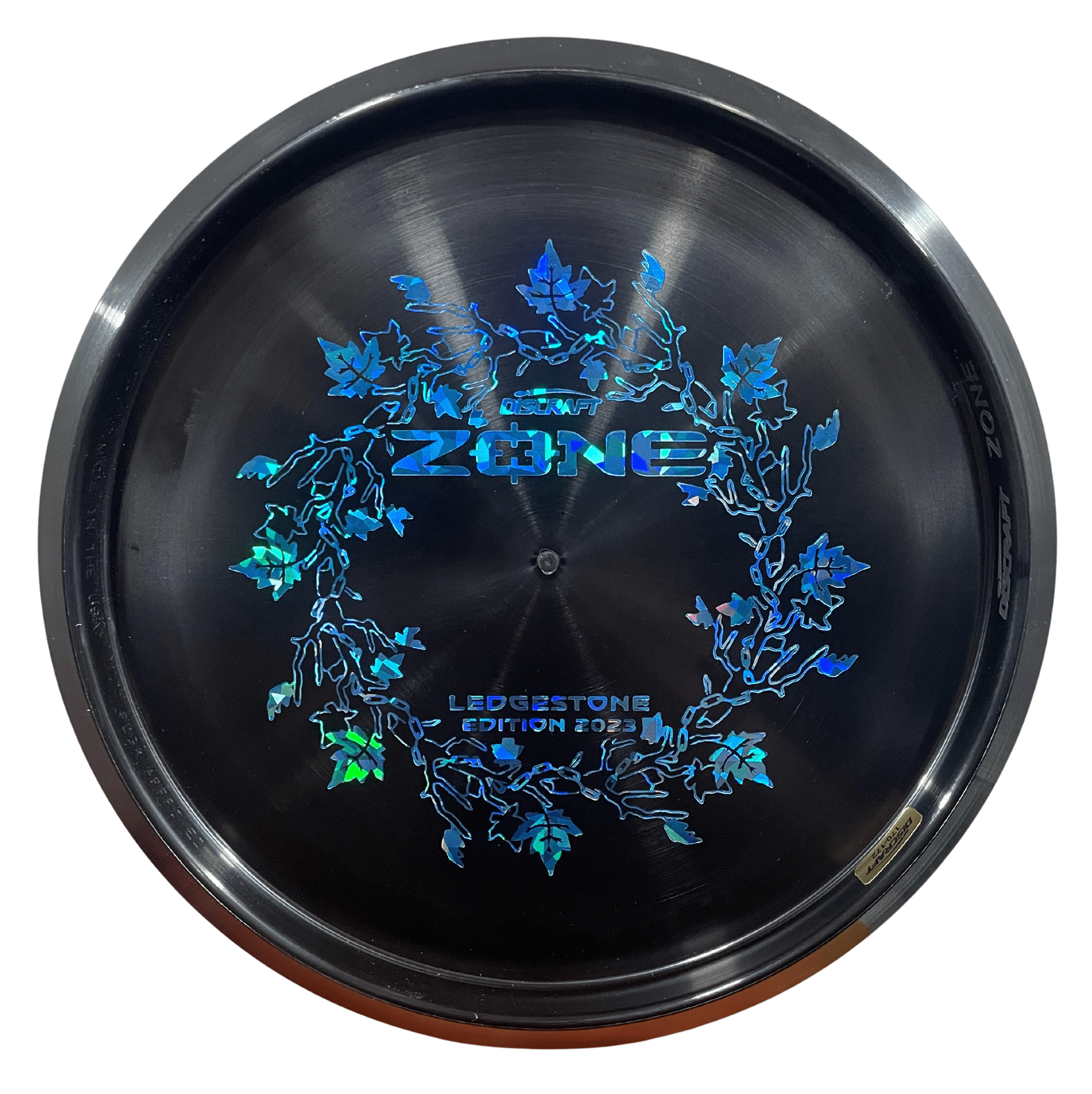 Black Zone disc golf disc
